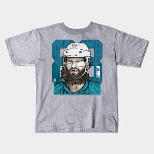 Brent Burns Seattle Sketch 88 Kids T-Shirt